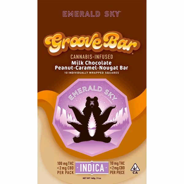 Emerald Sky GrooveBar 100mg 10pk - Indica
