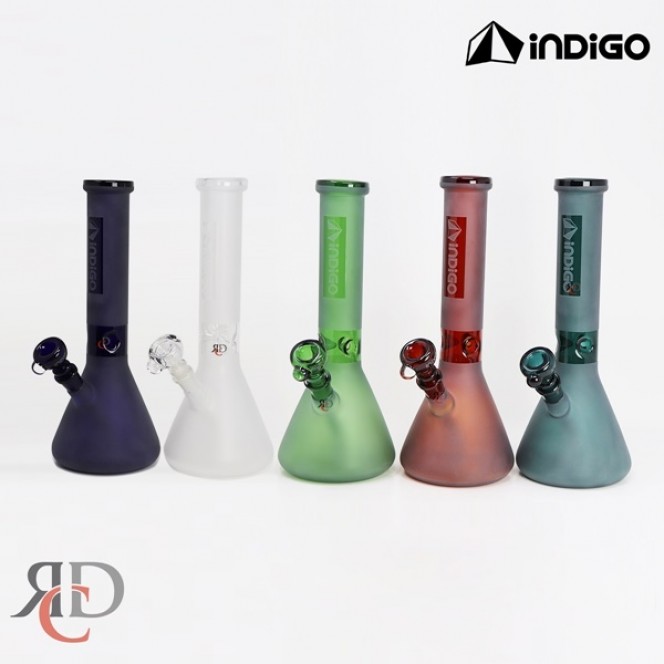 Indigo Frosted Beaker