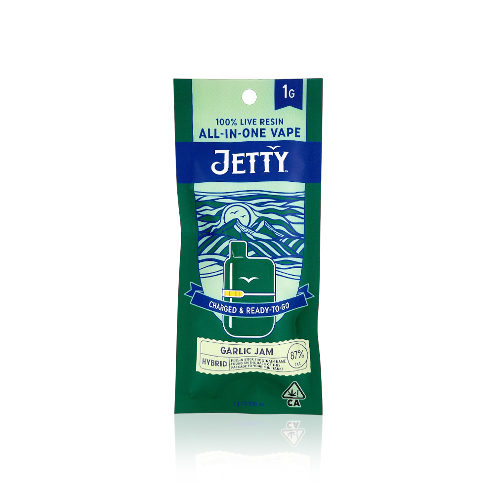 JETTY EXTRACTS - All In One - Garlic Jam - Live Resin - Mini Tank - 1G