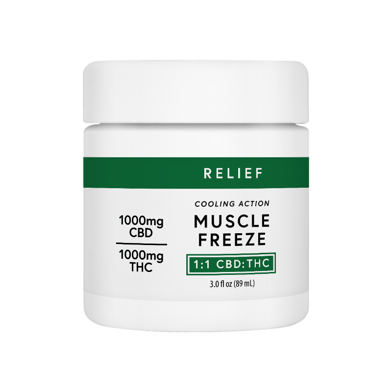 Mary's Relief Muscle Freeze 1:1 CBD:THC 2000mg