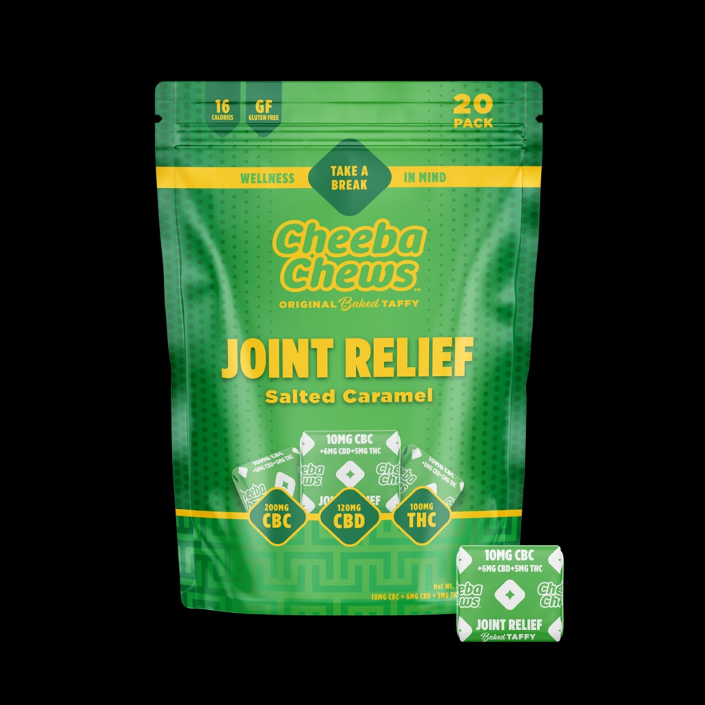 CHEEBA CHEWS | Salted Caramel | Joint Relief | Take a Break | 20Pk 100mg