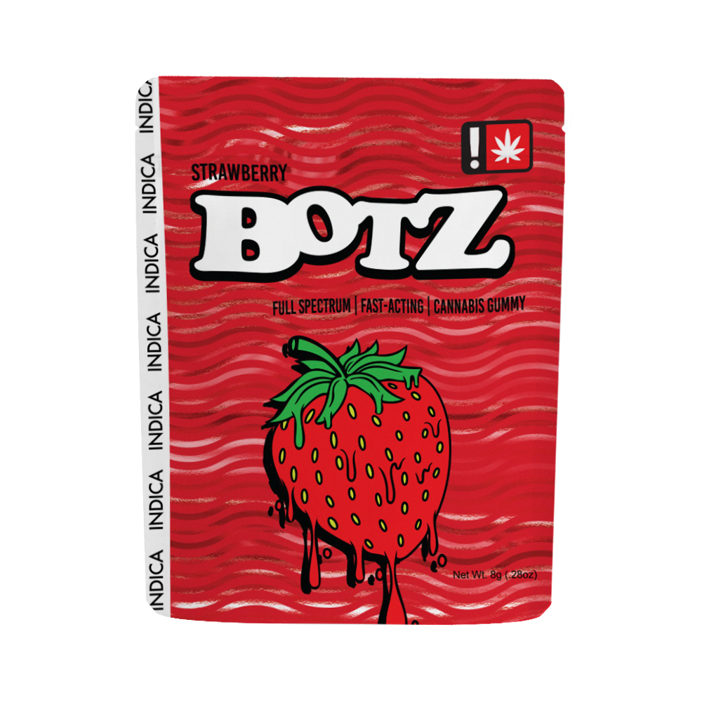 Botz Indica Strawberry Gummy 100mg