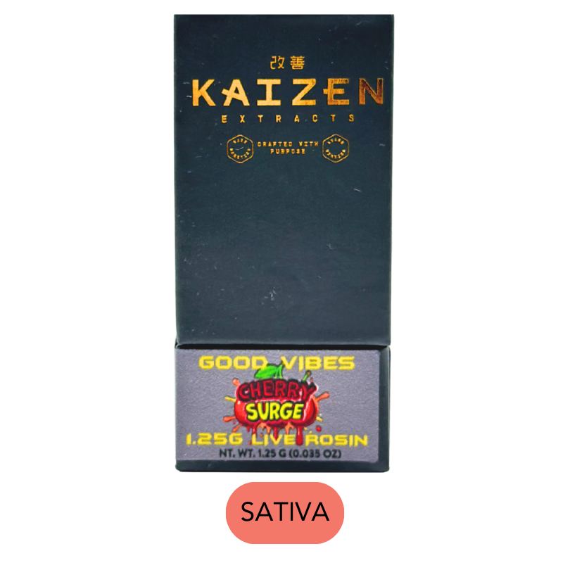 Kaizen - Rosin - Cherry Surge - Vape Cart - 1.25g