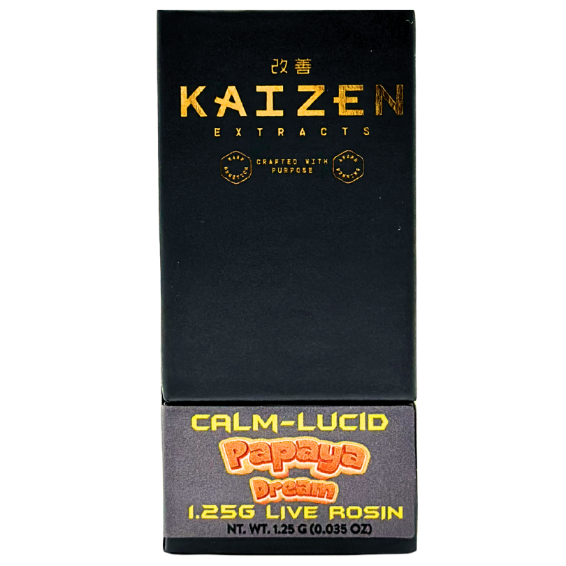Kaizen - Rosin - Papaya Dream - Vape Cart - 1.25g