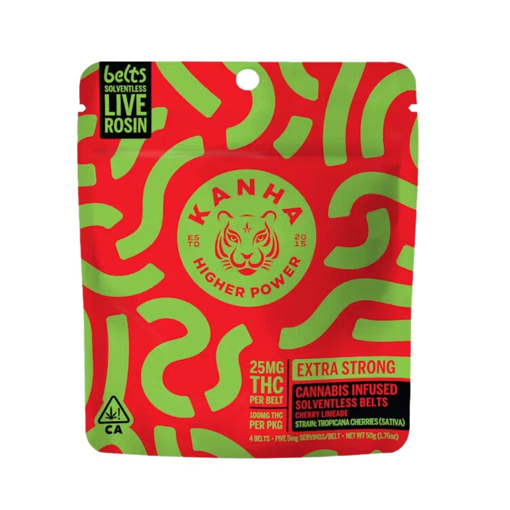 KANHA: BELT - NANO SOLVENTLESS SATIVA SOUR CHERRY LIMEADE 100MG - KANHA