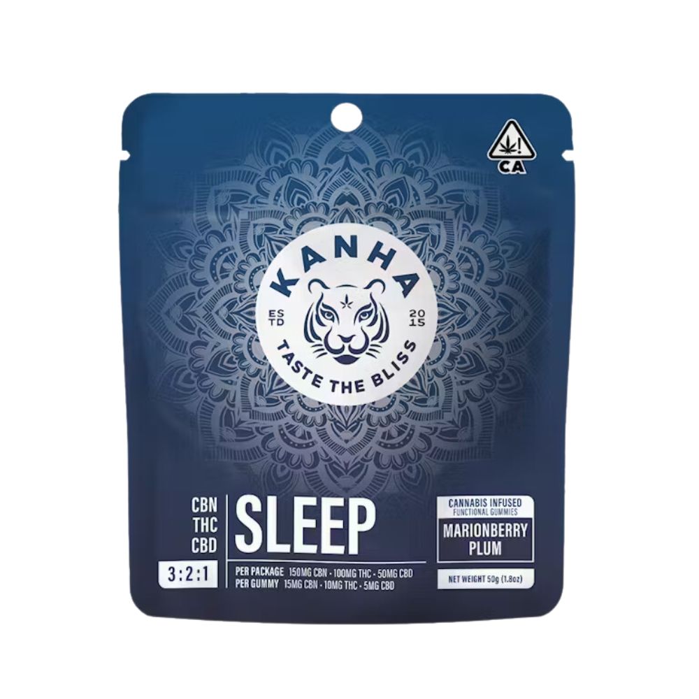 SLEEP 3:2:1 CBN-THC-CBD MARIONBERRY PLUM GUMMY - KANHA