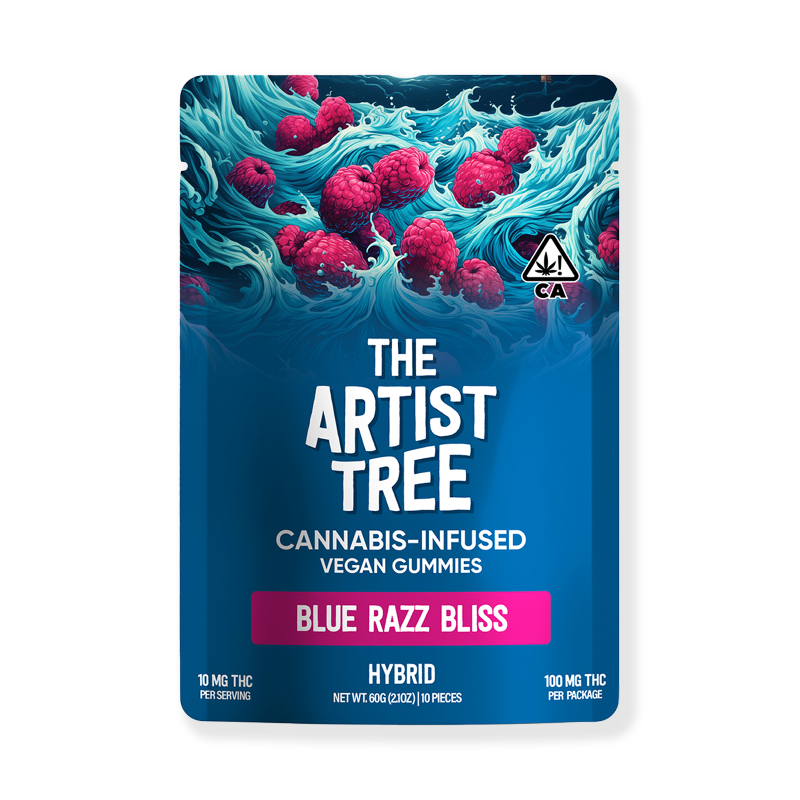 TAT Blue Razz Bliss (H) Gummies 100mg