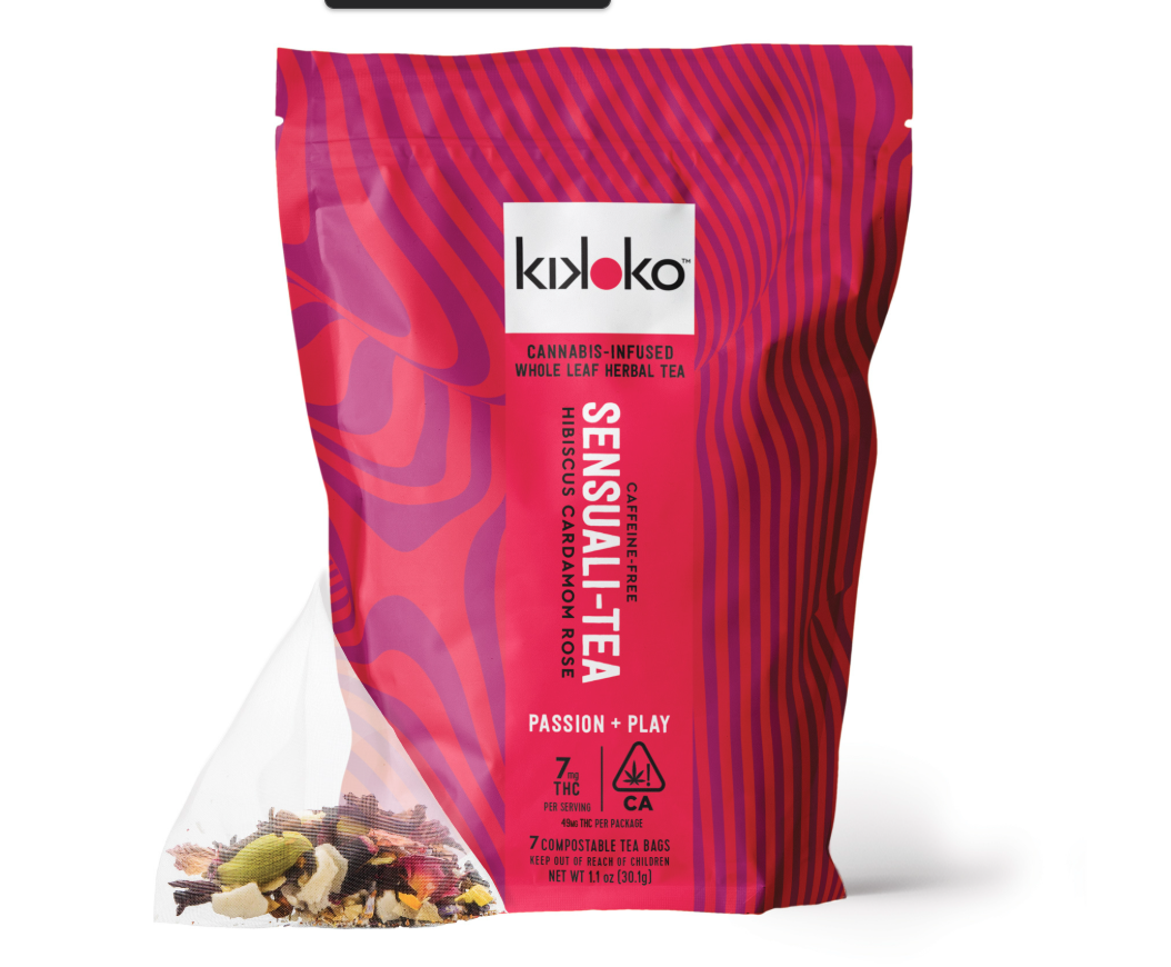 Edible: Sensuali-Tea Tea Pouch (7-Pack) - 49mg