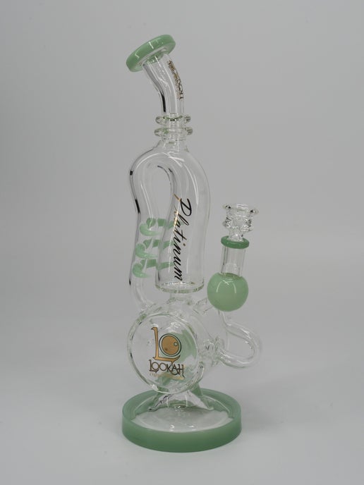 Lookah | Saxaphone Donut Recycler | Kiwi Green
