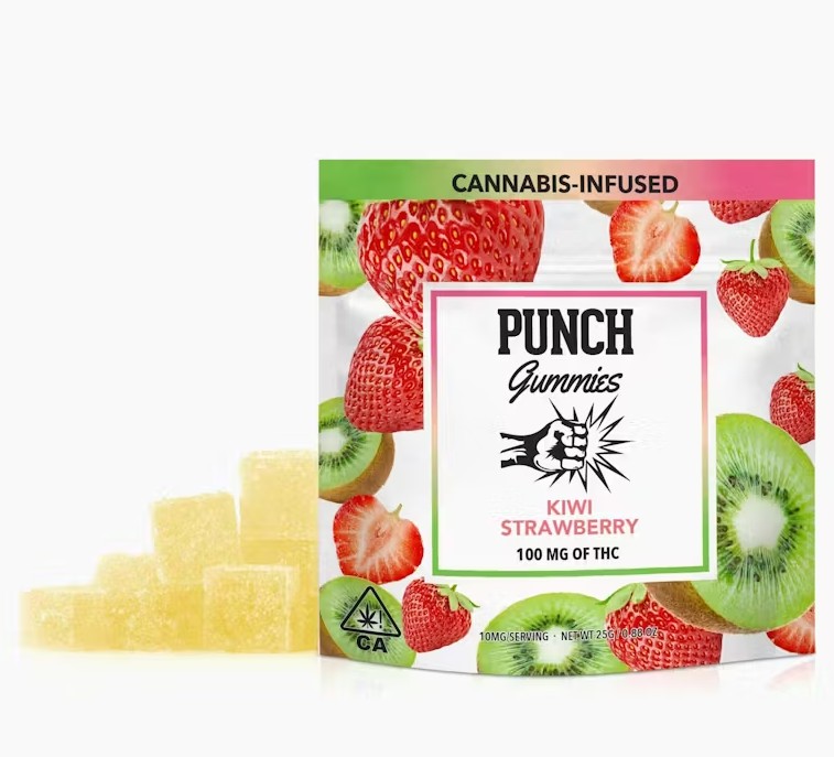[Punch] Gummies - 100mg - Kiwi Strawberry