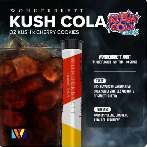 Wonderbrett | Preroll | Kush Cola | 1pk .7g