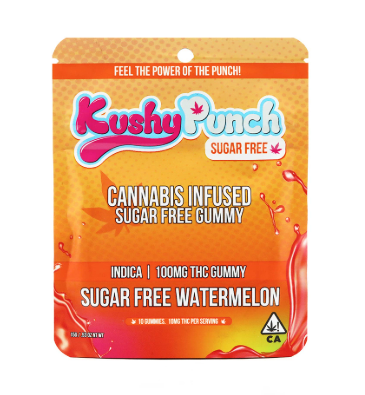 Kushy Punch Sugar Free Gummy Watermelon