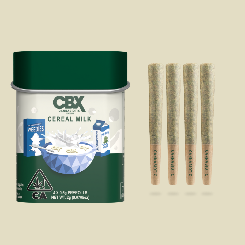 Cannabiotix Cereal Milk (H) Preroll 4pk 2g