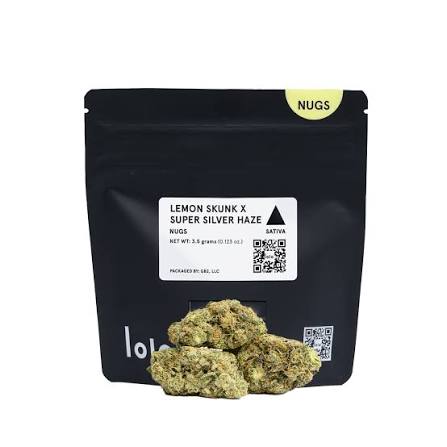 3.5g Lemon Skunk x Super Silver Haze Nugs - Lolo