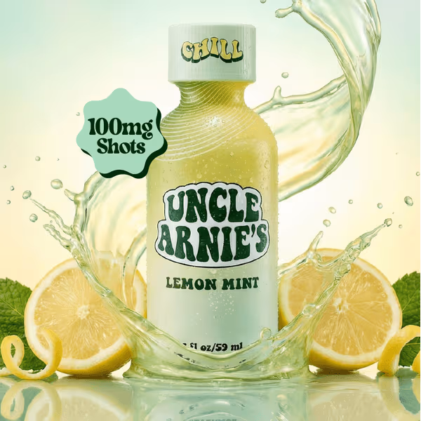 Uncle Arnie's | Beverage | THC:CBD 4:1 | Lemon Mint | 2oz | 100mg