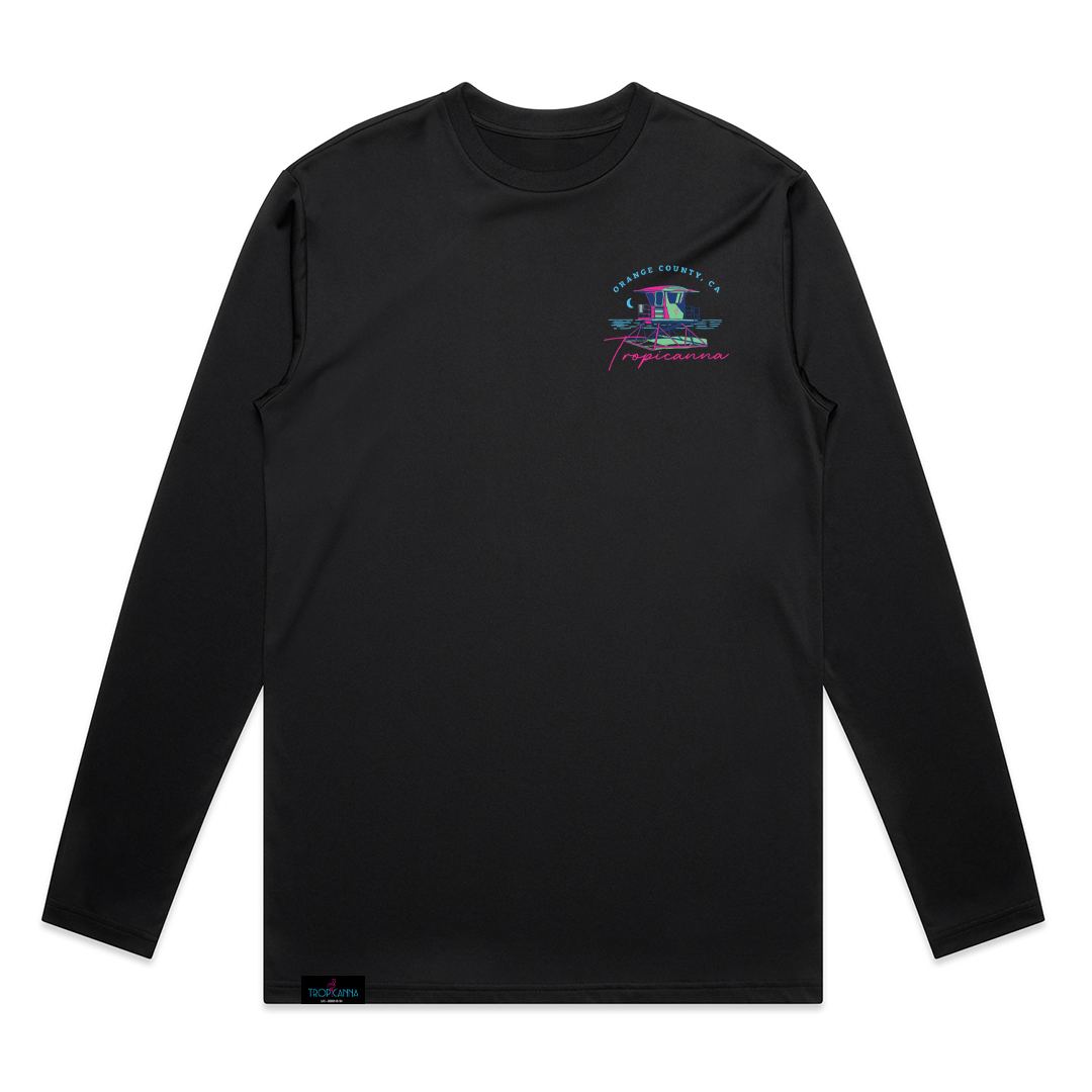 Tropicanna - Apparel - Lifeguard Tower Long Sleeve - Black - S