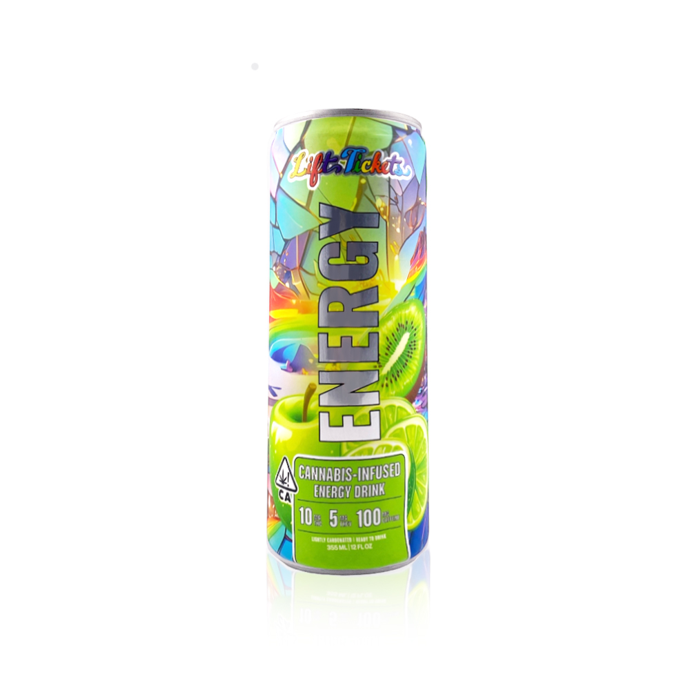 LIFT TICKETS - Drink - Energy - Kiwi Melon - THCv - Caffeine - 10MG