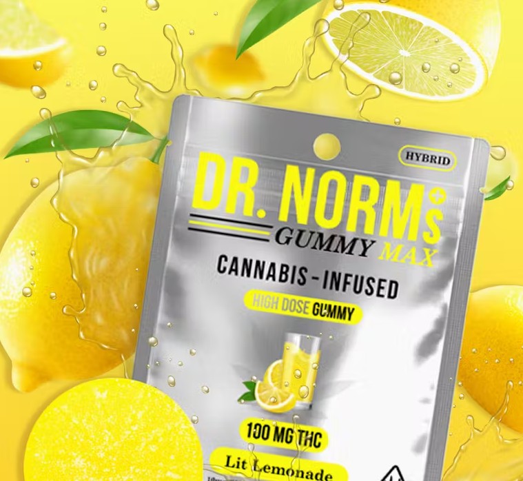 [Dr. Norm's] Single Gummy - 100mg - Lit Lemonade