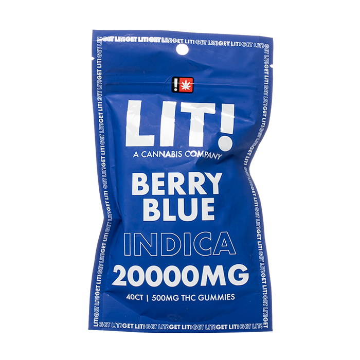 Diamond LIT Gummies Berry Blue 20k mg
