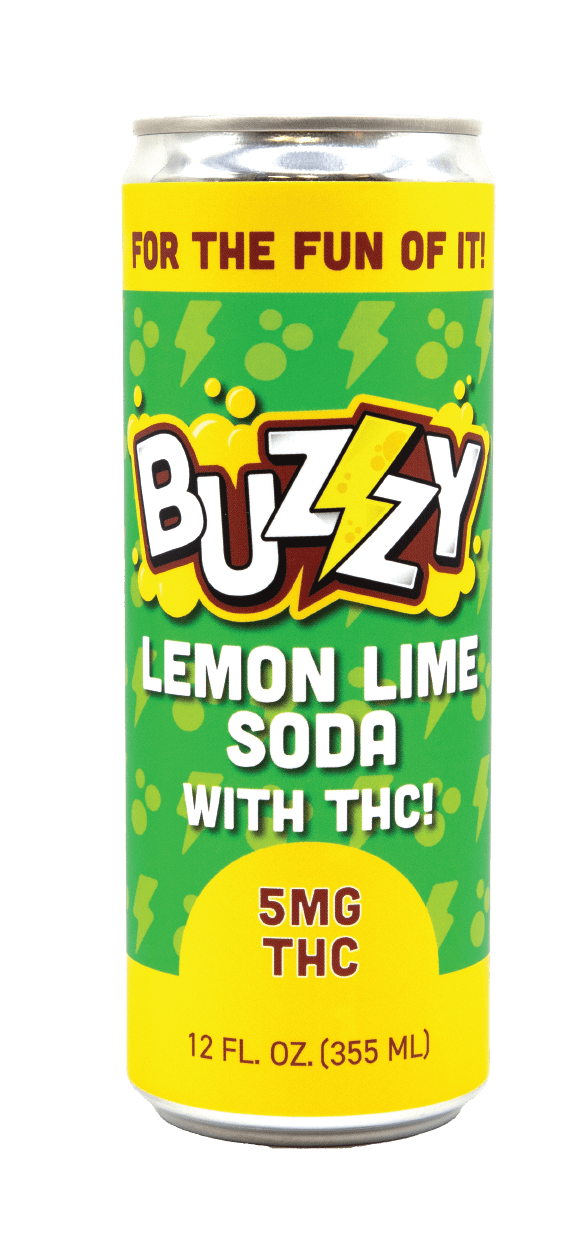 Buzzy Lemon Lime Soda 5mg 12oz