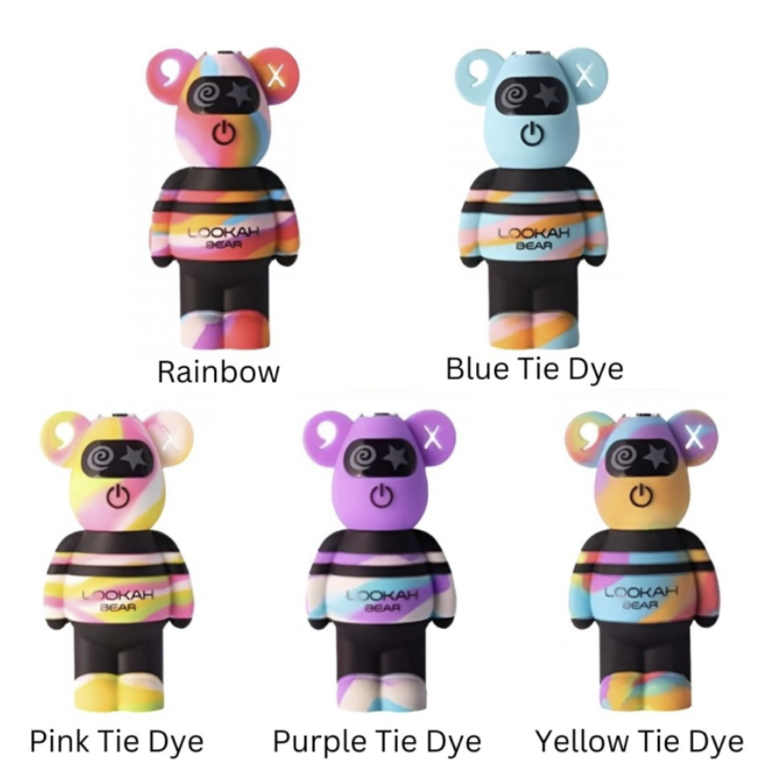 Lookah | Bear Battery Pink Tie Dye
