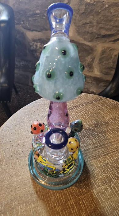 Lookah | Mushroom Dab Rig | Blue