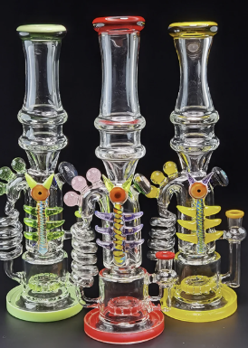 Lookah | Caterpillar Water Pipe | Red