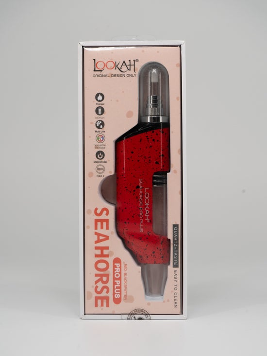 Lookah | Seahorse Pro Plus Red Speckle