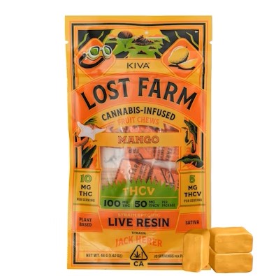 Kiva: Lost Farm - Mango Chews - Kiva Confections