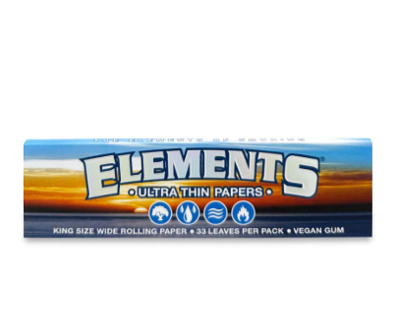 Elements King Sized SLIM Rolling Papers