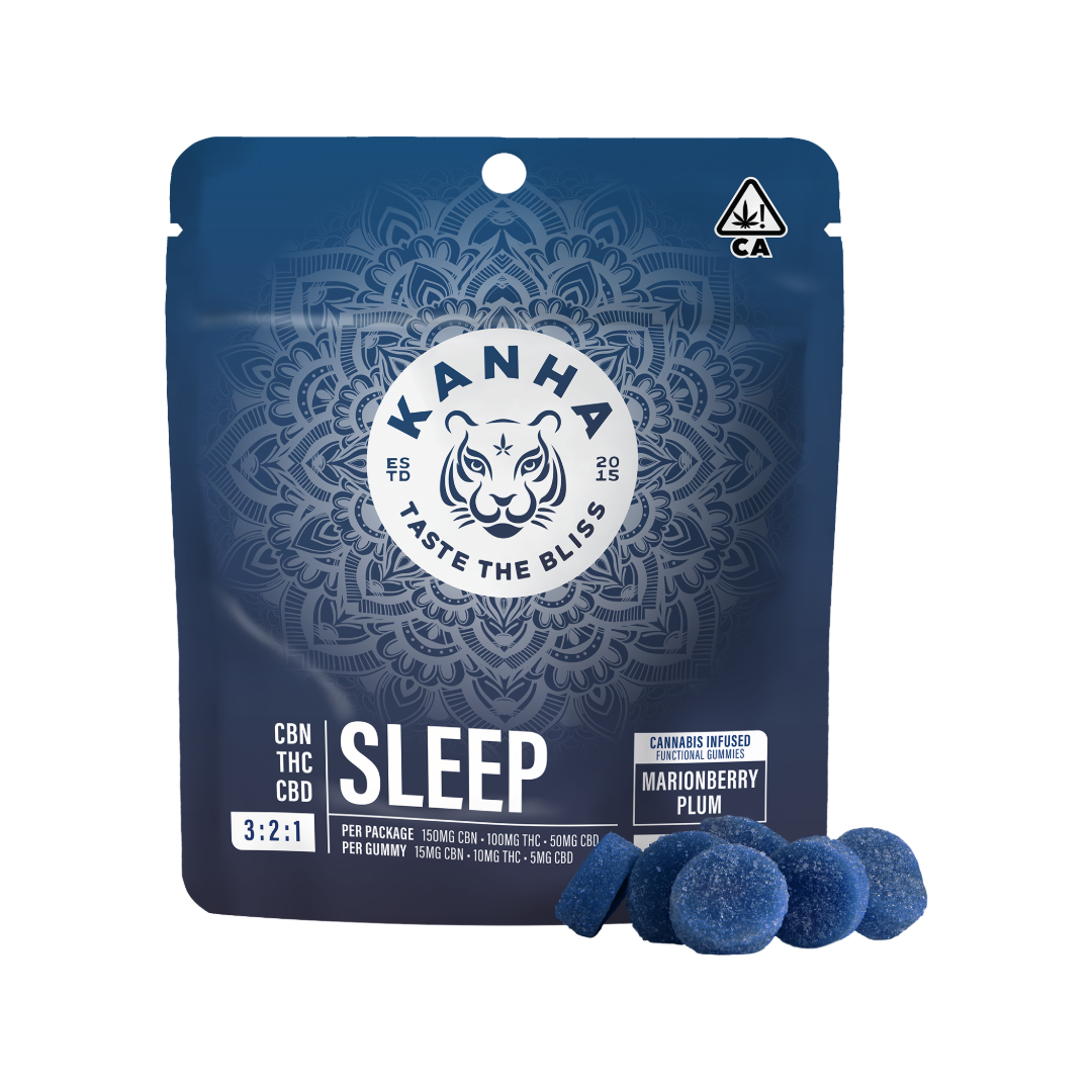 Kanha FX Gummies Marionberry Plum CBN:CBD
