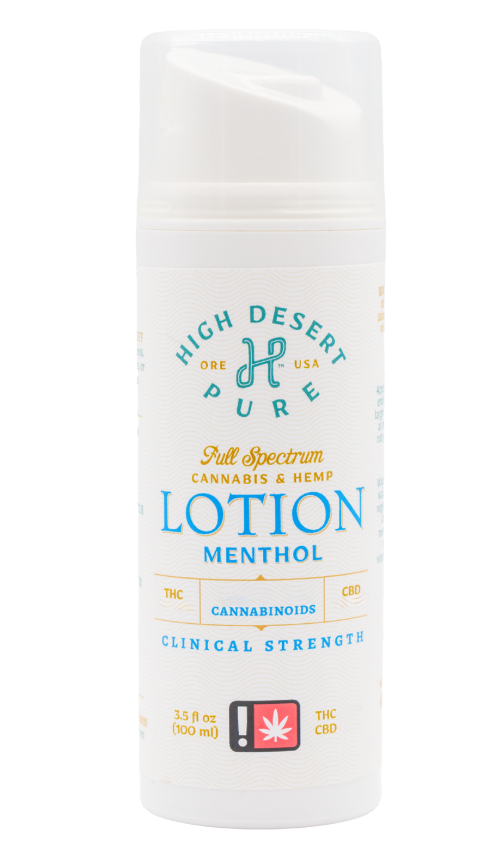 High Desert Pure Clinical Strength Menthol Lotion 100ml