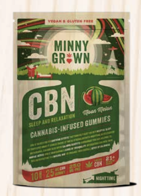 Minny Grown | Moon Melon | 0 THC 25 CBN