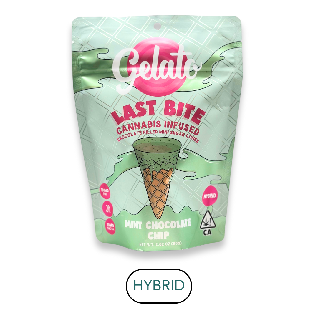 Gelato - Last Bite - Mint Chocolate Chip - Edible - 100mg