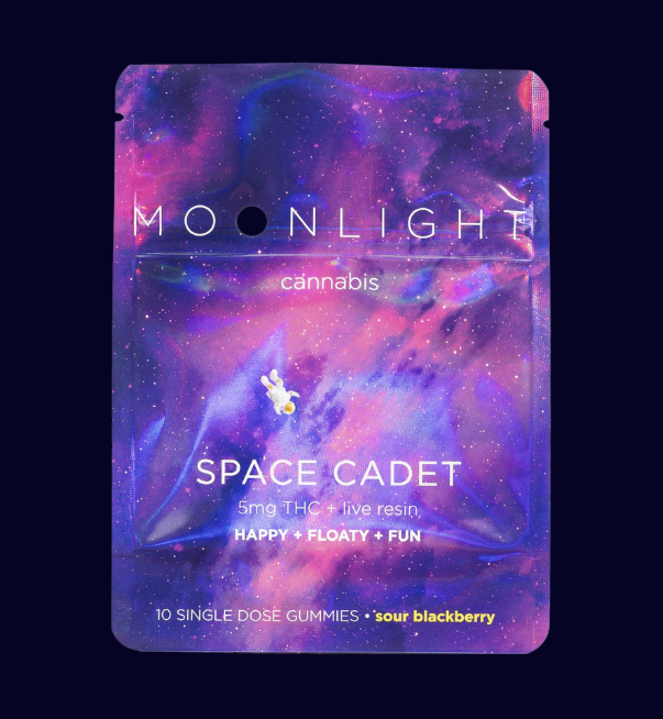Moonlight | Space Cadet | Live Resin | Sour Blackberry | 5mg THC