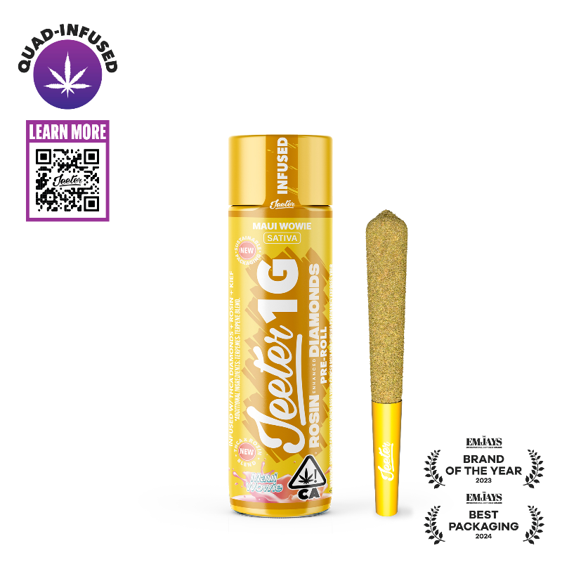 Jeeter Maui Wowie (S) Rosin Infused Preroll 1g