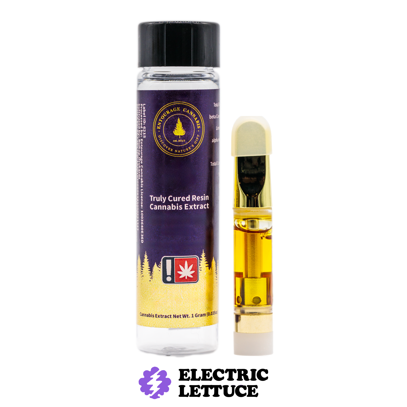 Entourage Gas Face Cured Resin Cartridge 1g