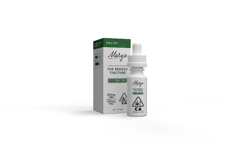Mary's The Remedy Relief 1:1 CBD:THC Tincture 600mg