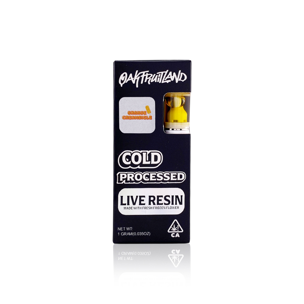 OAKFRUITLAND - All In One - Orange Creamsicle - Cold Processed Live Resin - 1G