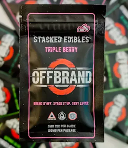 Offbrand Triple Berry 50mg 2pk Gummies