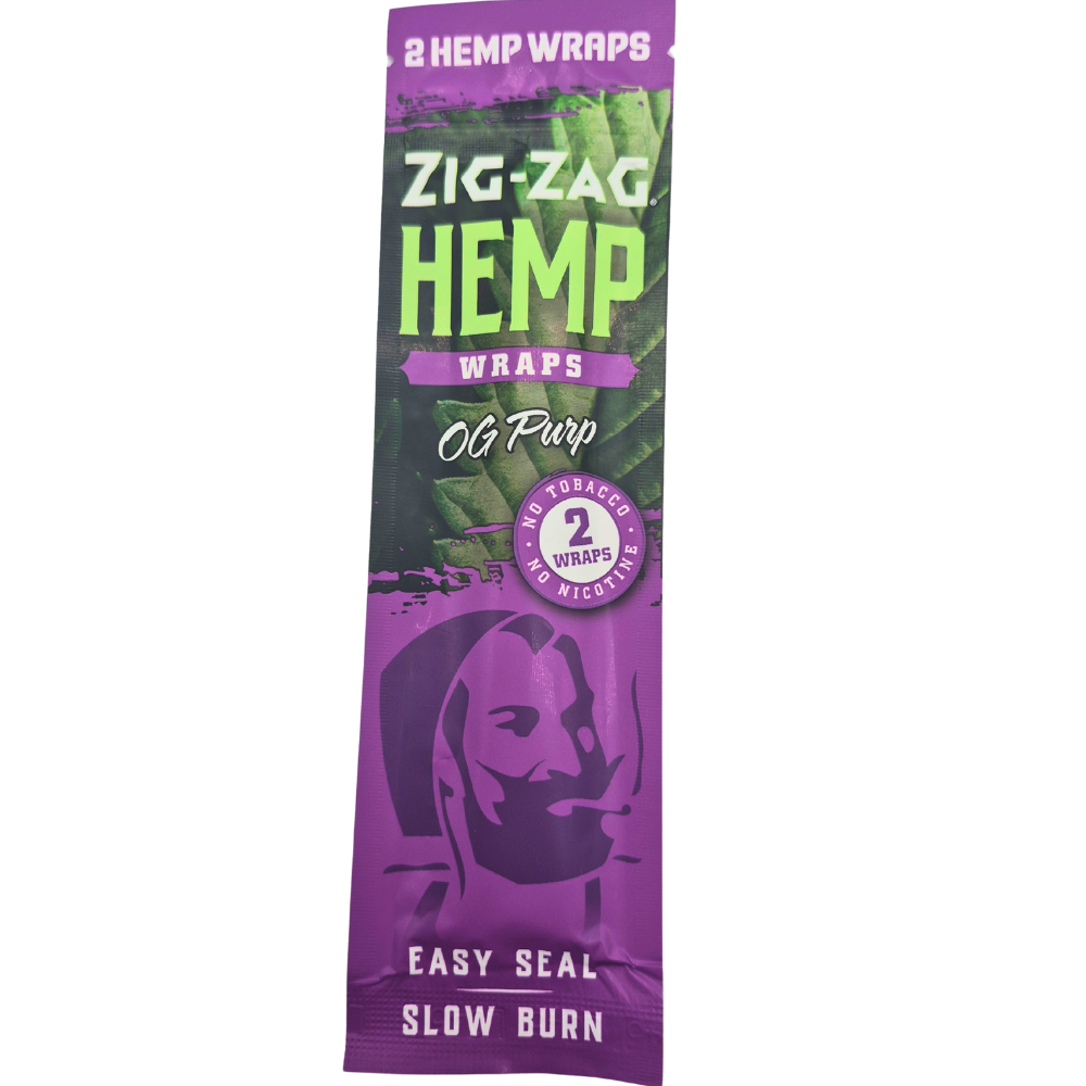 Zig Zag Hemp Wraps 2pk