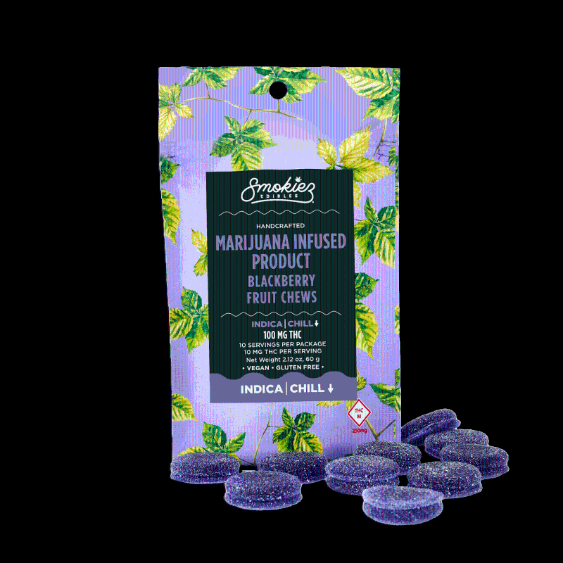 Smokiez Sweet Blackberry (I) Gummies 100mg