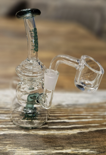 Ooze | Mini Dab Rig | Ocean Green