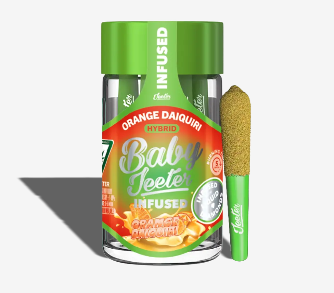 Baby Jeeter Orange Daquiri 0.5g 5pk Infused Prerolls
