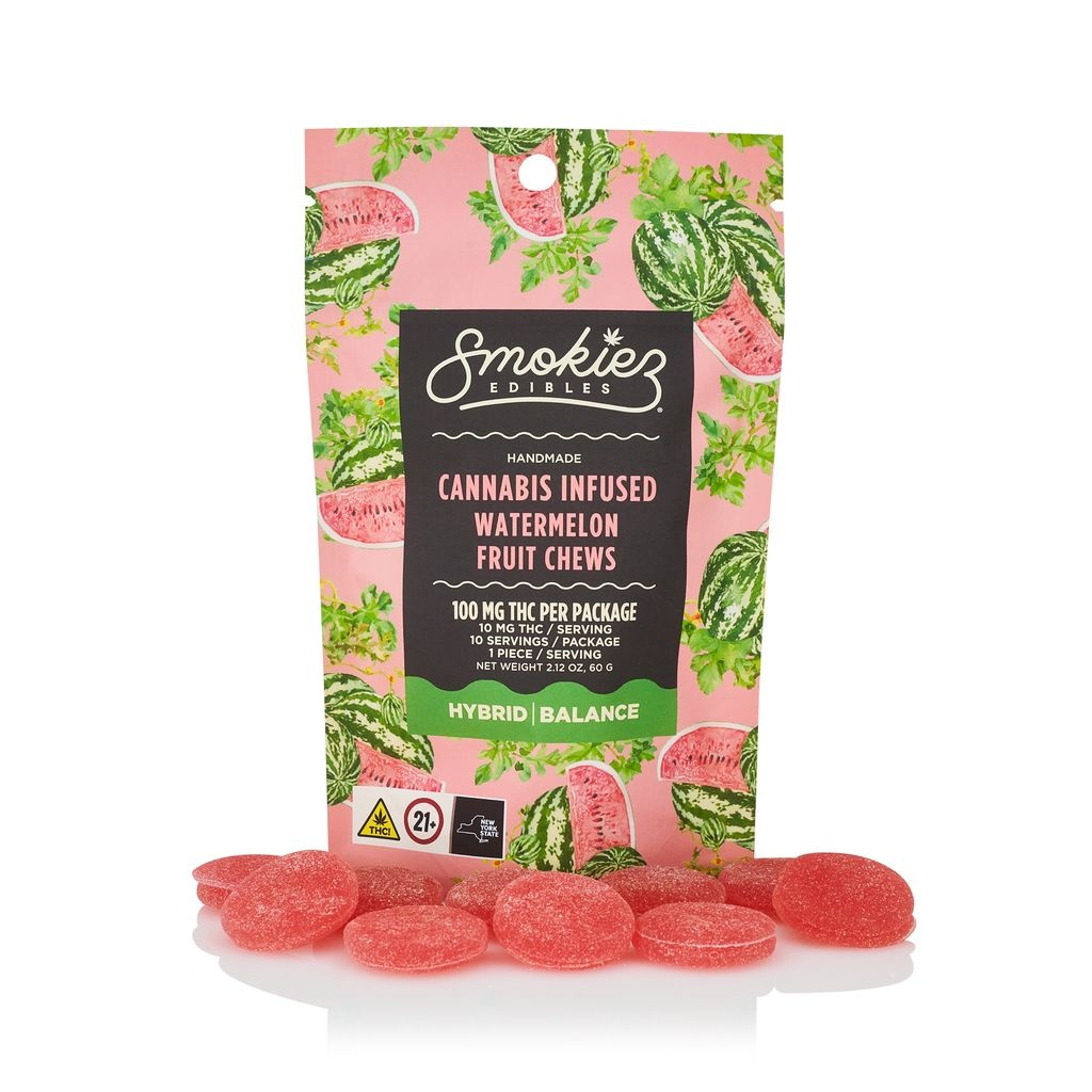 Smokiez | SWEET Watermelon Fruit Chews | 100MG