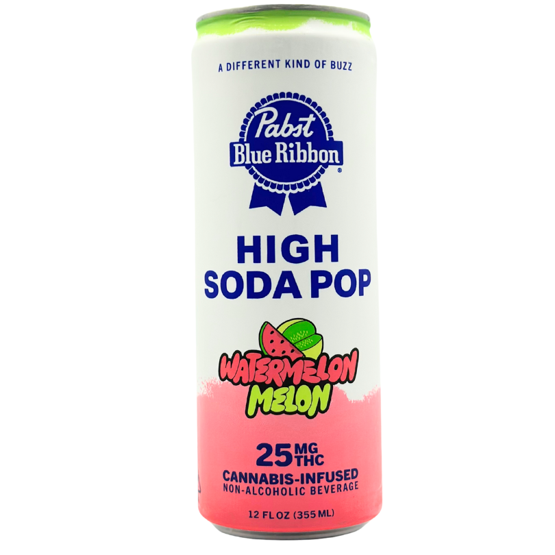 Pabst - High Soda - Watermelon Melon - 4pk - Beverages - 100mg