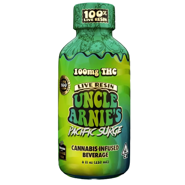 Uncle Arnie's | Live Resin Beverage | Pacific Surge | 100mg