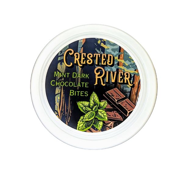 Crested River- Dark Mint Chocolate Bites (50mg)