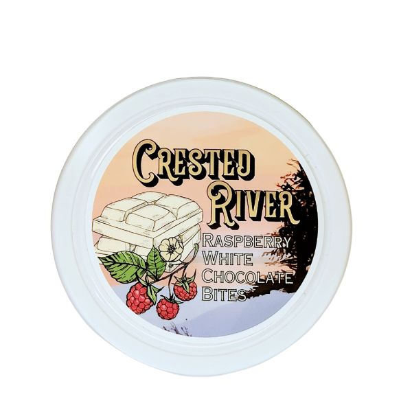 Crested River- White Raspberry Chocolates Bites (50mg)