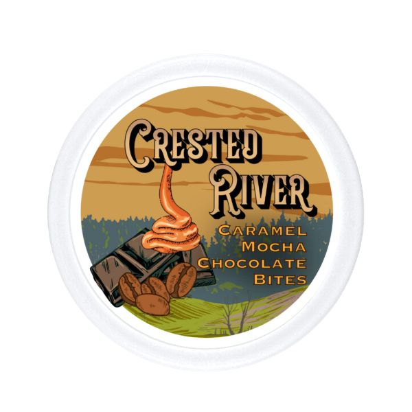 Crested River- Caramel Mocha Chocolate Bites (50mg)